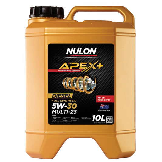 Nulon APEX+ 5W-30 Multi-23 Engine Oil 10L Full Synthetic - APX5W30C23-10