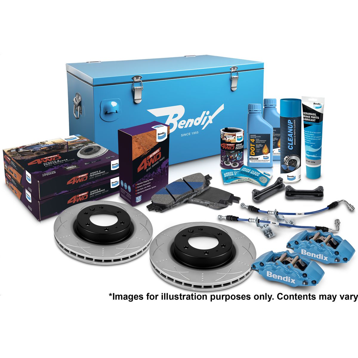 Bendix Ultimate 4WD Big Brake Upgrade Kit - U4WD-BBUK200F