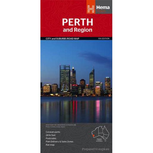 Perth And Region Map Edition 11 - 9781925195163