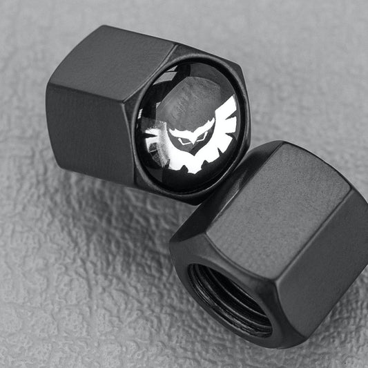 TYRE VALVE CAPS OWL PK4 - TYRE-CAP-OWL