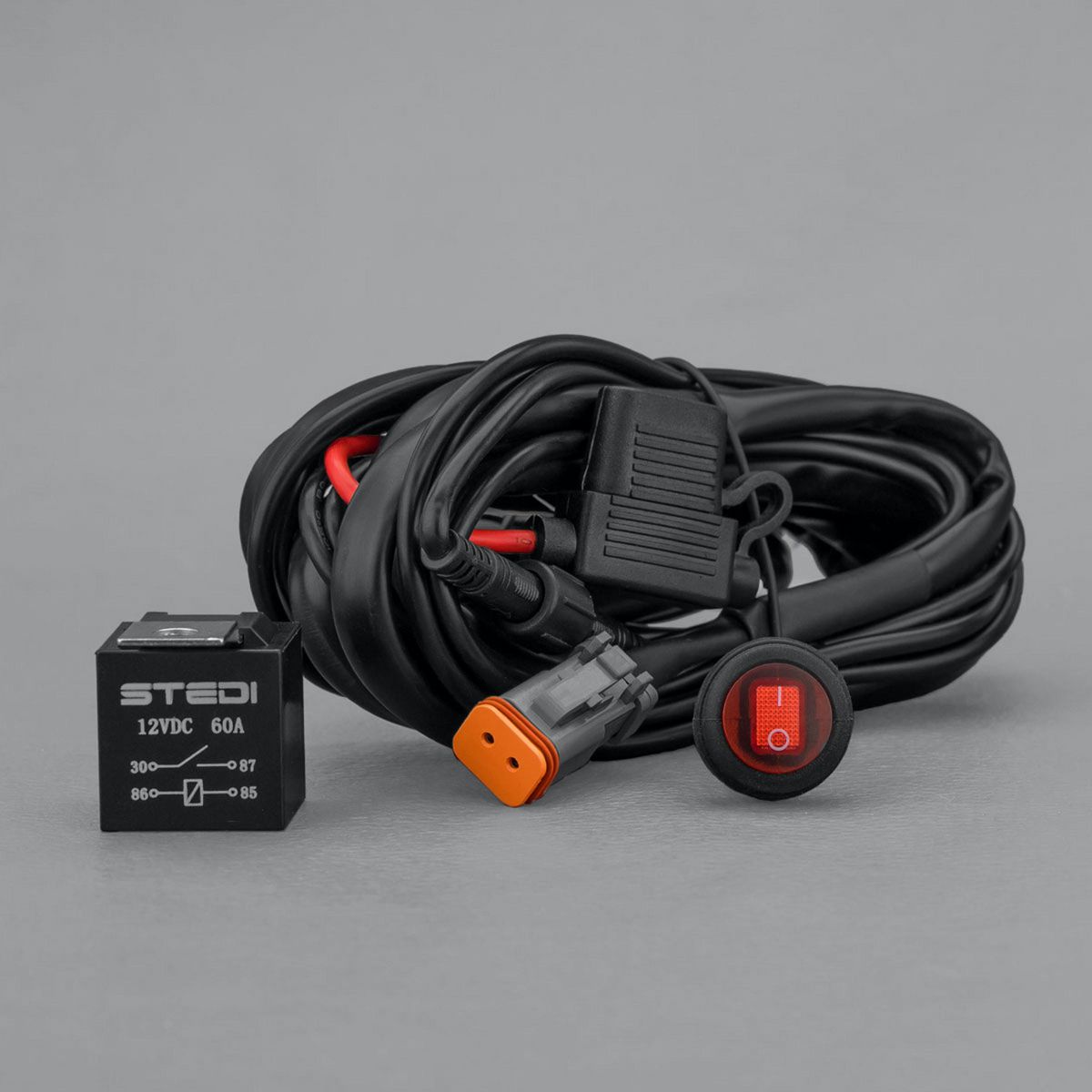 LED WORK LIGHT WIRING KIT LOOM HARNESS (NOT HIGH BEAM TRIGGERED) - WIRLED-KIT