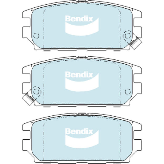 Bendix DB1238 ULT4WD Disc Pad Set - DB1238 ULT4WD