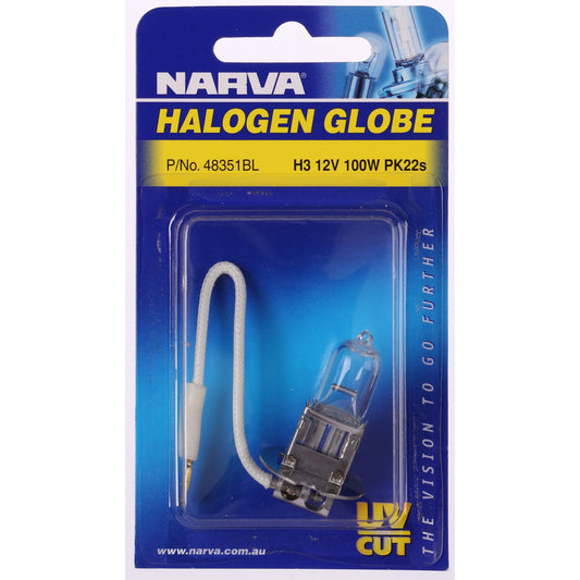 Narva H3 PK22s Globe 12V 100W - 48351BL