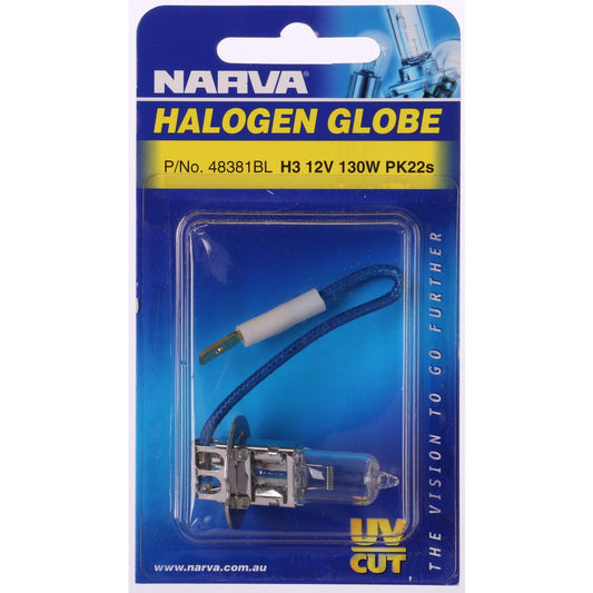 Narva H3 PK22s Globe 12V 130W - 48381BL