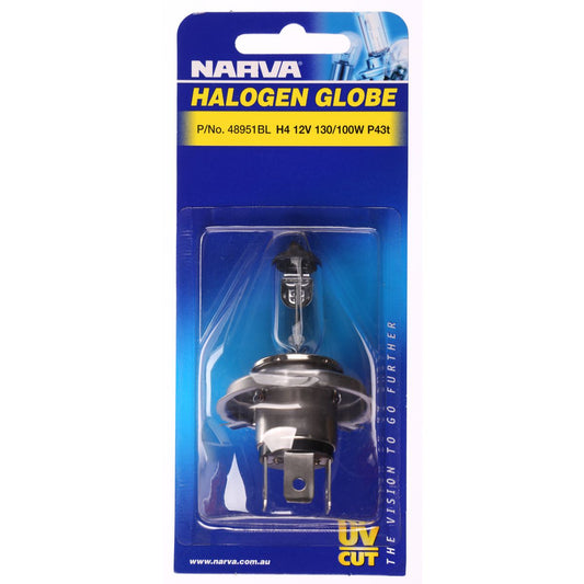 Narva H4 P43t 38 Globe 12V 130/100W - 48951BL
