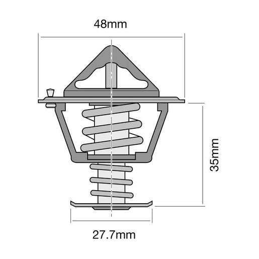 Tridon Thermostat 48Mm - 82 Degrees C - TT214-180P