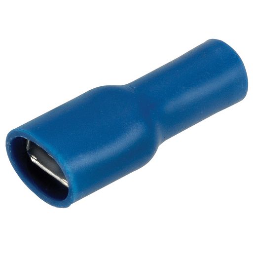 Narva Crimp Terminal Female Blade Blue Insulated 6.3mm  10 Pce - 56044BL