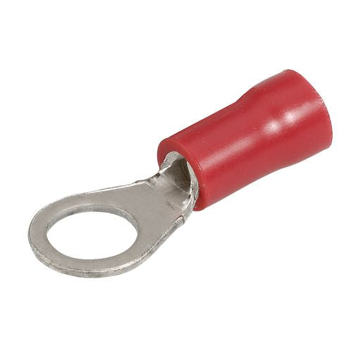 Narva Crimp Terminal Ring Red Insulated 5mm 25 Pce - 56072BL