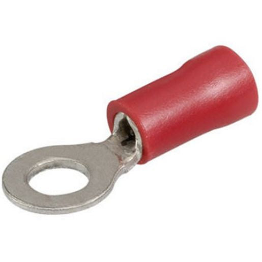 Narva Crimp Terminal Ring Red Terminal Entry 4.3mm Vinyl 100 Pce - 56170