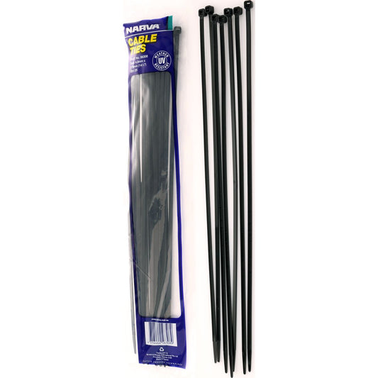 Narva Nylon Cable Ties 4.8mm x 370mm 25 Pce - 56308