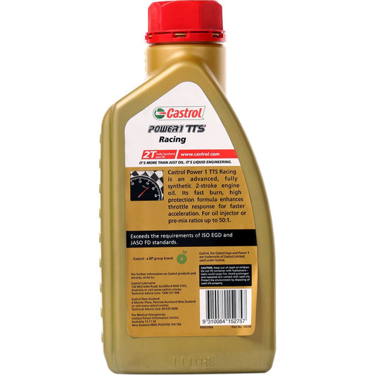 Castrol TTS Racing 2 Stroke Motorcycle Oil 1L - 3356039