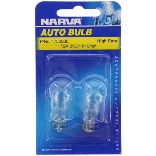 Narva Wedge W2x15d Globe 12V 16W - 47526BL