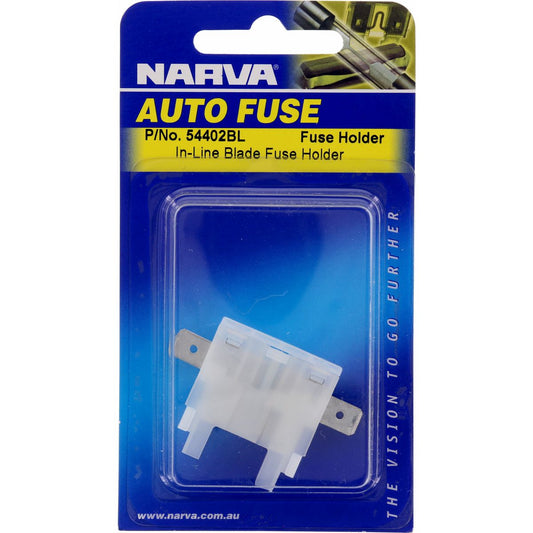 Narva In Line Fuse Holder Standard Blade 1 Way 30A 1 Pack - 54402BL