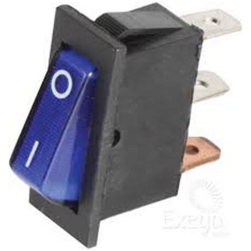 Narva Rocker Switch Off/On SPST Blue Illuminated - 62016BL