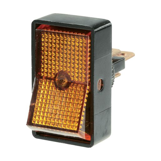 Narva Rocker Switch Off/On SPST Amber Illuminated - 62021BL