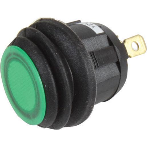 Narva Rocker Switch Off/On SPST Green LED - 62038BL