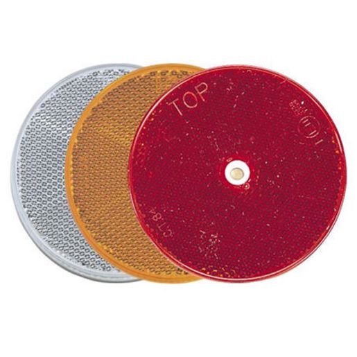 Narva Reflector Round Red 84mm 2 Pack - 84022BL