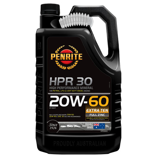 Penrite HPR 30 SAE 20W-60 Engine Oil 5L - HPR30005