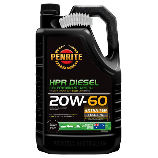 Penrite HPR Diesel SAE 20W-60 Engine Oil 5L - HPRD005