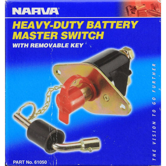 Narva Heavy Duty Battery Master / Isolation Switch with Removable Key - 61050