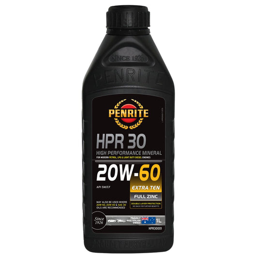 Penrite HPR 30 SAE 20W-60 Engine Oil 1L - HPR30001