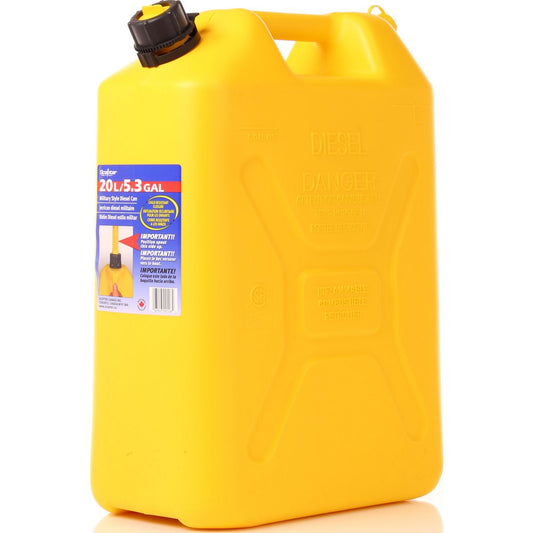 Scepter Fuel Can Plastic 20L Diesel - 03711 - D520