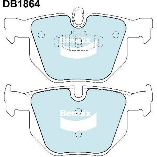 Bendix Brake Pads Set - 4WD/SUV - DB186-4WD