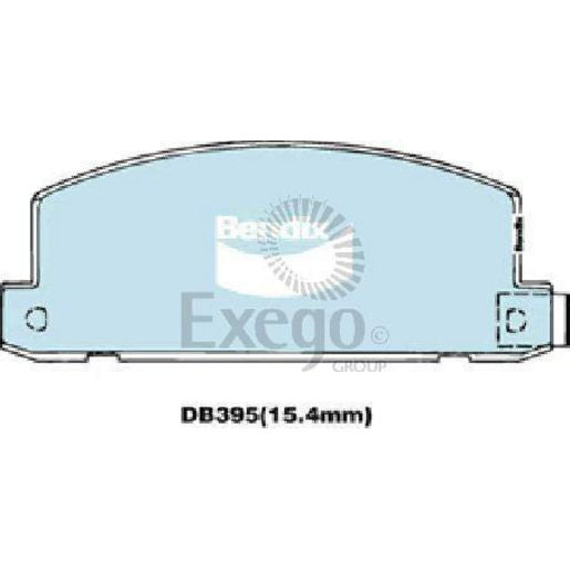 Bendix Brake Pads Set - 4WD/SUV - DB395-4WD