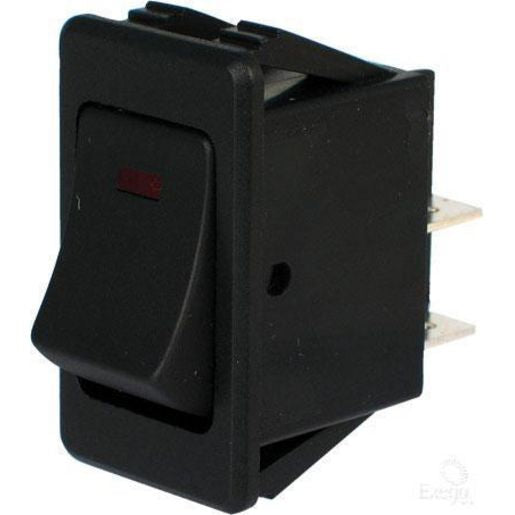 Narva Rocker Switch Off/On DPST Red LED - 63021BL