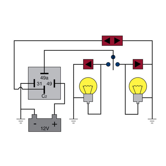 Tridon Flasher 12V 4 Pin - FET16