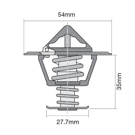 Tridon Thermostat High Flow 54Mm - 91 Degrees C - TT2028-195