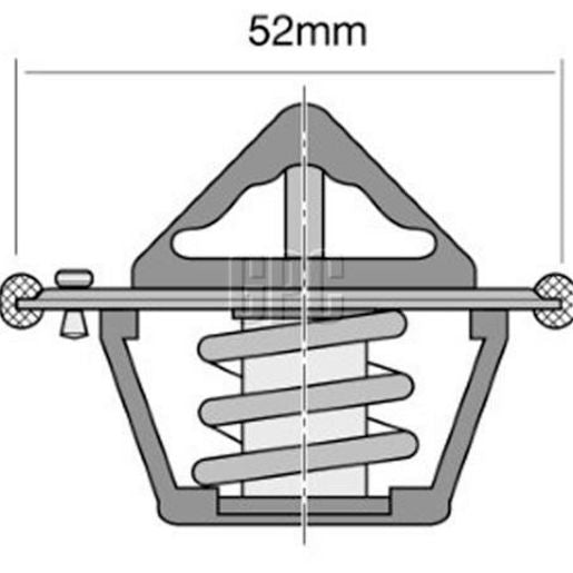 Tridon Thermostat 52Mm - 92 Degrees C - TT333-198