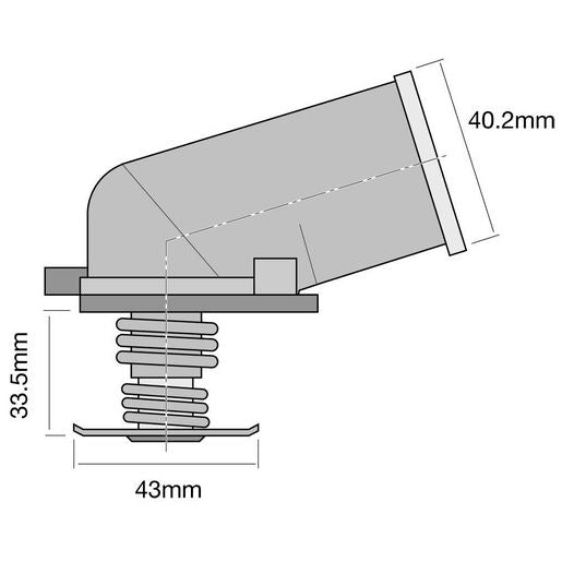 Tridon Thermostat Includes Housing - 89 Degrees C - TT352-192P