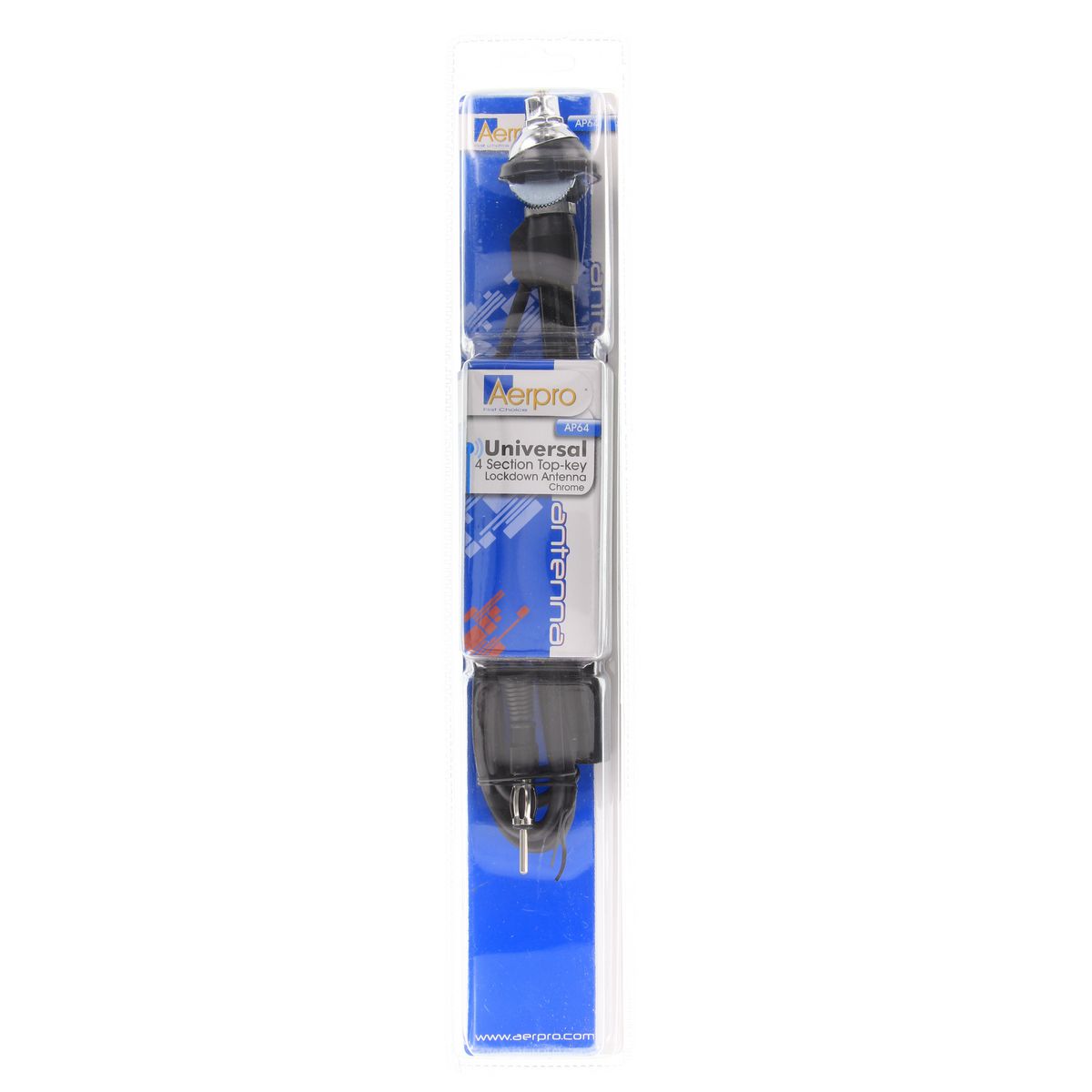 Aerpro Multifit Universal Antenna Top Key Mount 4 Section - AP64