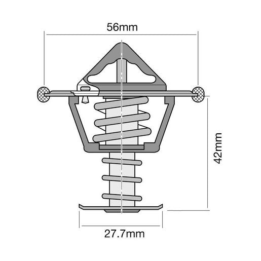 Tridon Thermostat 56Mm - 82 Degrees C - TT299-180