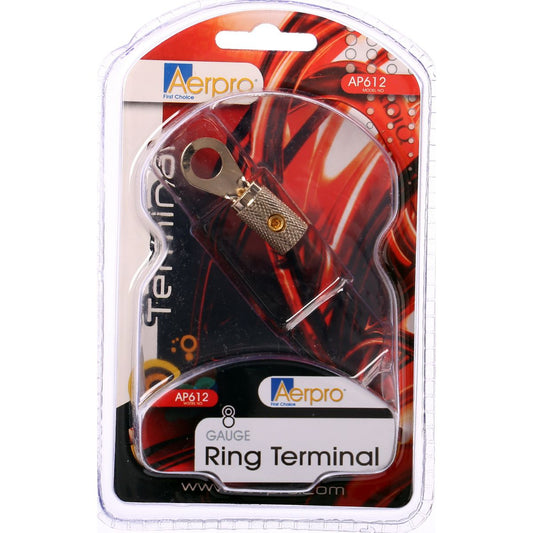 Aerpro 8 Gauge Ring Terminal Brass - AP612