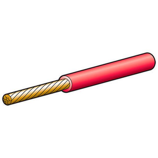 Narva 4mm Single Core Automotive Cable Red 4M - 5814-4RD