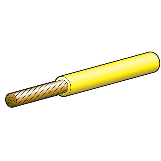 Narva 5mm Single Core Automotive Cable Yellow 30M - 5815-30YW