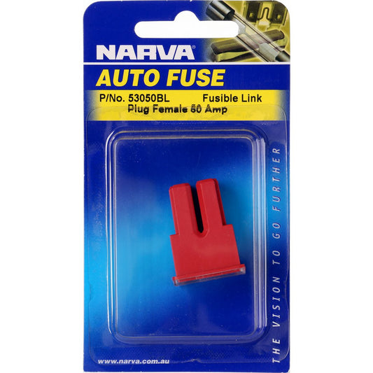 Narva Fusible Link Female 50A Red 1 Pack - 53050BL