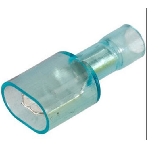 Narva Crimp Terminal Male Blade Blue Terminal Entry 6.3 x 0.8mm Polycarbonate 50Pk - 56112