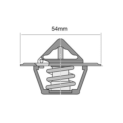 Tridon High Flow Thermostat 54Mm - 88 Degrees C - TT2000-190