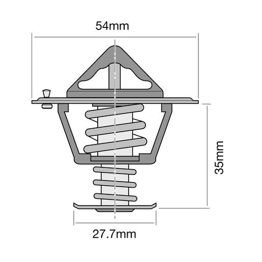 Tridon Thermostat 54Mm - 82 Degrees C - TT265-180