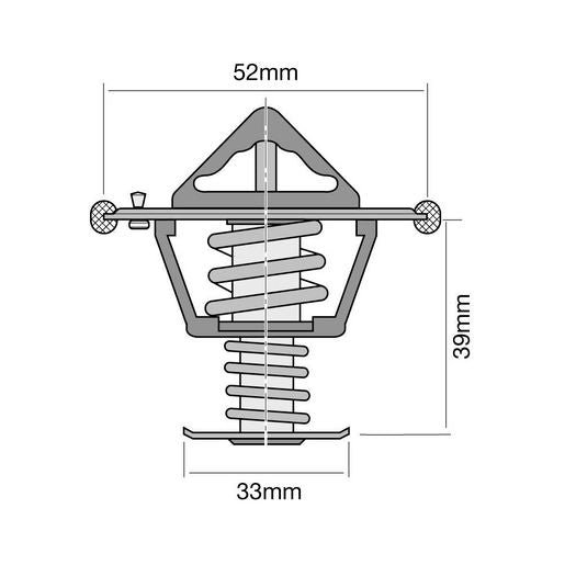 Tridon Thermostat 52Mm - 88 Degrees C - TT388-190