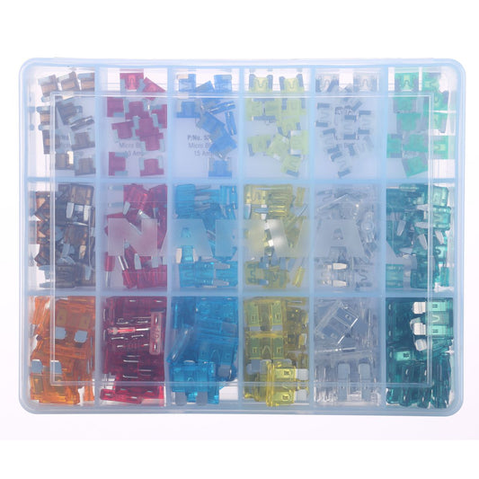 Narva Standard, Mini & Micro Blade Fuse Assortment  Kit 300 Pieces - 52022