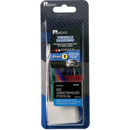 Aerpro Harness ISO Suits Commodore VT/VX/VU APP062 - APP062
