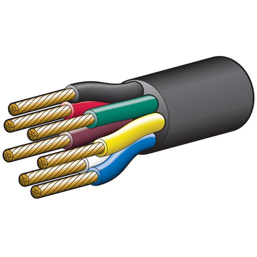 Narva 3mm 7 Core Trailer Cable 30M - 5873-30TC