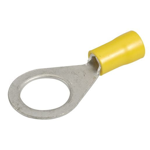 Narva Crimp Terminal Ring Yellow Insulated 13mm 12 Pce - 56093BL