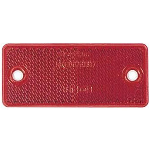 Narva Reflector Rectangle Red 40 x 90mm 2 Pack - 84032BL