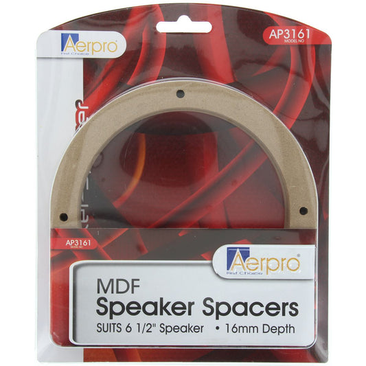 Aerpro Speaker Spacers 6.5" MDF Pair Pre-Drilled - AP3161