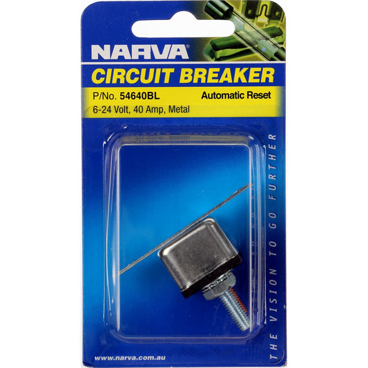 Narva Circuit Breaker Auto Reset 40A 1 Pack - 54640BL